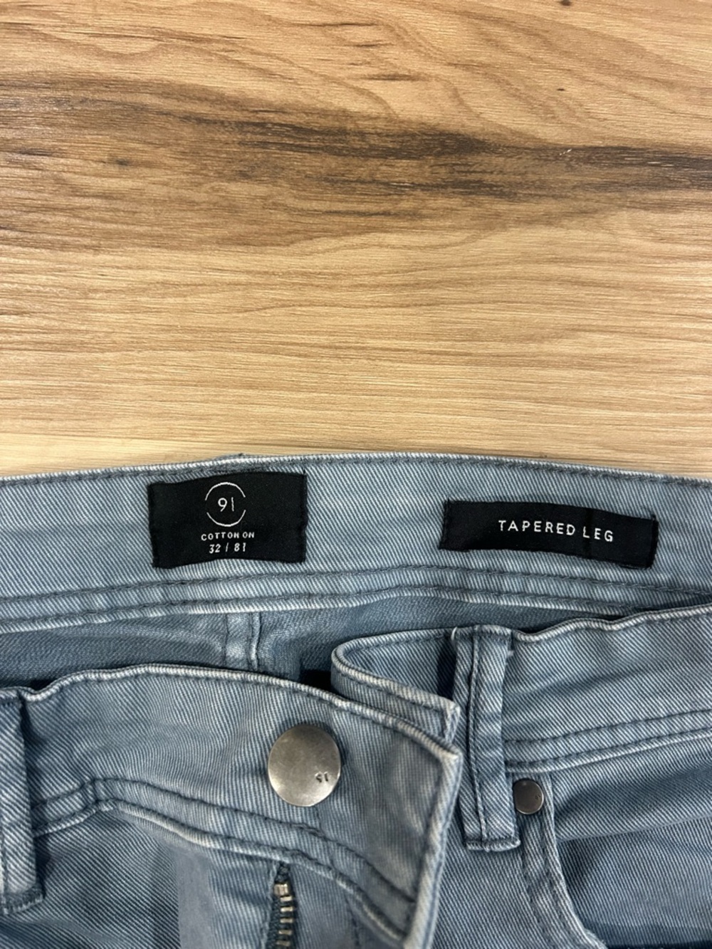 Cotton On Blue Slim Straight Pants - Picture 2 of 2